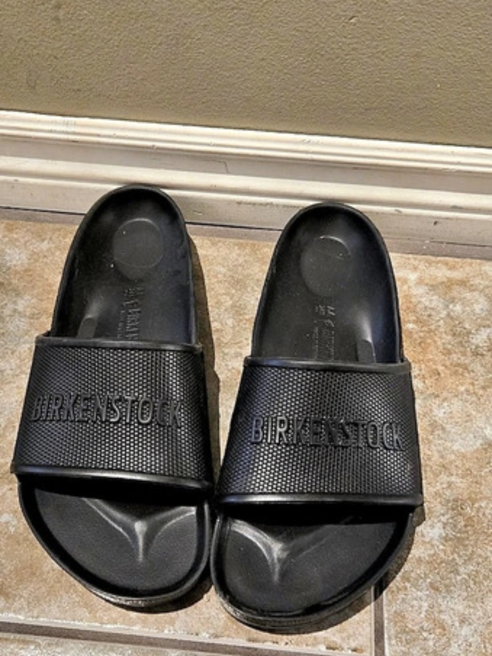 Men's Birkenstock Barbados EVA Slide Sandals Black